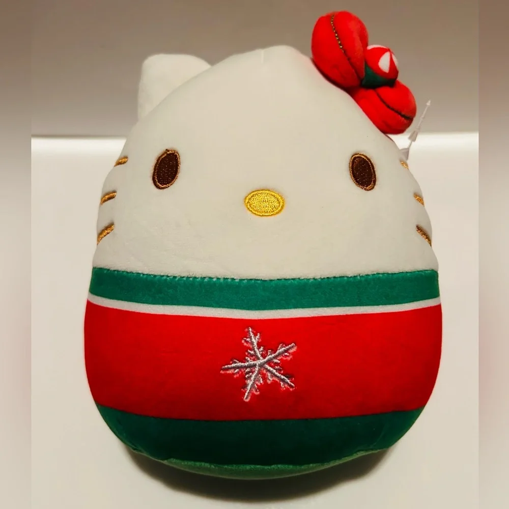 NEW!! Original Squishmallows Hello Kitty Christmas Plush- (NWT)